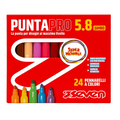Pennarelli Seven Punta Pro 5.8 - Scatola 24 pz