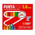 Pennarelli Seven Punta Pro 5.8 - Scatola 12 pz