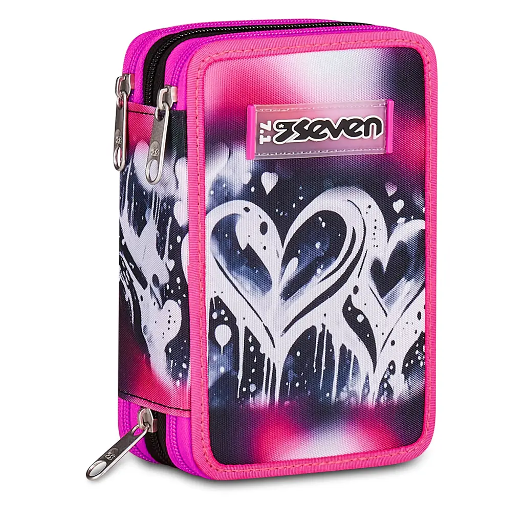 Astuccio 3 Zip Seven - Plumpy Line Girl