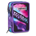Astuccio 3 Zip Seven - Pink Fusion