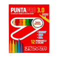 Pennarelli Seven PuntaPro 3.0 - Scatola 12 pz