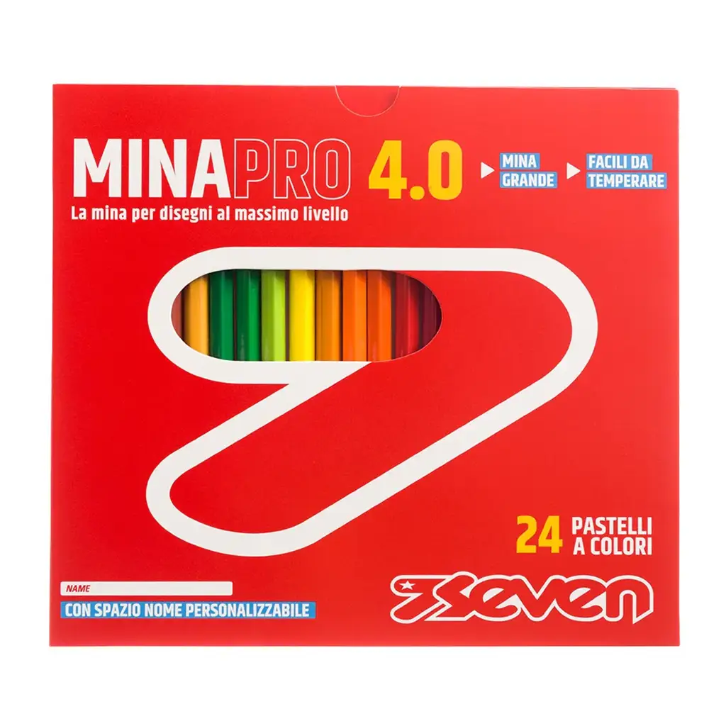 Pastelli Seven MinaPro 4.0 - Scatola 24 pz