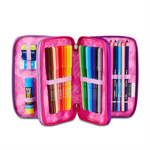 Astuccio 3 Zip Seven - Buzzy Note Girl