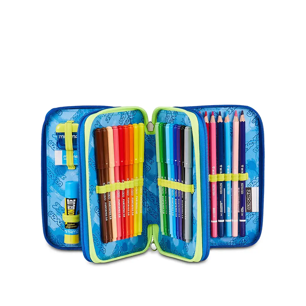 Astuccio 3 Zip Seven - Electricvibe Boy