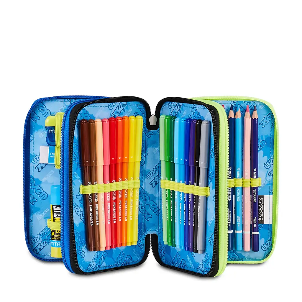 Astuccio 3 Zip Seven - Buzzy Note Boy